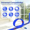 Flexible Race Track for Kids Starter Set - 20FT Flex Race Car Ramp Track with Strong Suction Cups, Rolls Up Portable DIY Racetrack Compatible with Hot Wheels & Diecast 1/64th Cars view 3
