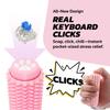2PCS Little Ouchies Pain Fidget, Pain Stim Tool Spiky Sensory Fidget Toys For Adults Anxiety Relief, Portable ADHD Autism Clicker, Grippie For Focus & Skin Picking, Stress Relief Gift For Teens -Black view 4