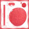 Adecortalk Red Round Blank Pinata Circle Folding Pinata with Bat Stick Blindfold Confetti for Kids Birthday Wedding Celebration Baby Shower Carnival Party Supplies,13 x 13 x 3.15 Inches view 2