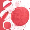 Adecortalk Red Round Blank Pinata Circle Folding Pinata with Bat Stick Blindfold Confetti for Kids Birthday Wedding Celebration Baby Shower Carnival Party Supplies,13 x 13 x 3.15 Inches view 3
