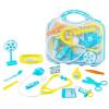 Kiszo Toddler Doctor Kit - 12 Pieces & Carry Case - Dr Pretend Play Medical Toys, Kids Doctors Play Set for 3-5 6-8 Year Old Boy (Blue) view 1