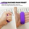 2PCS Little Ouchies Pain Fidget, Pain Stim Tool Spiky Sensory Fidget Toys For Adults Anxiety Relief, Portable ADHD Autism Clicker, Grippie For Focus & Skin Picking, Stress Relief Gift For Teens-Purple view 2