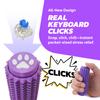 2PCS Little Ouchies Pain Fidget, Pain Stim Tool Spiky Sensory Fidget Toys For Adults Anxiety Relief, Portable ADHD Autism Clicker, Grippie For Focus & Skin Picking, Stress Relief Gift For Teens-Purple view 4