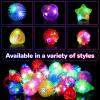 Mikulala 48 Pack Light up Rings Party Favors for Kids, Glow in The Dark Party Supplies, Goodie Bag Stuffers Classroom Prizes, Carnival Concert Valentines Gifts Rave Accessories view 4