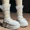 1/6 BJD Size Doll Cute Body Shoes Thick Soled Shoes for 45 cm Ball Jointed Dolls Accessories(White) view 1