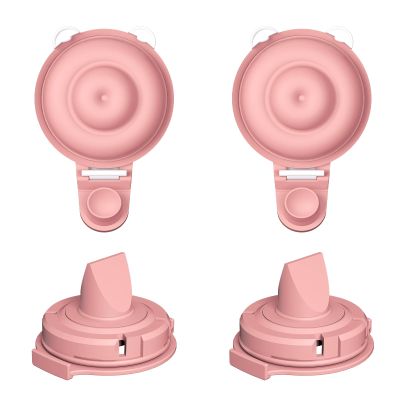 2pcs Duckbill Valves and 2pcs Double-Layed Diaphragm Compatible with Momcozy Upgraded Mobile Flow M9, Upgraded M9 Valve Diaphragm Breastfeeding Parts, Not Original Parts, 4 Packs Red