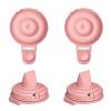 2pcs Duckbill Valves and 2pcs Double-Layed Diaphragm Compatible with Momcozy Upgraded Mobile Flow M9, Upgraded M9 Valve Diaphragm Breastfeeding Parts, Not Original Parts, 4 Packs Red view 1