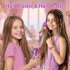 Yoloflix Hair Braiding Machine, Hair Salon Toys for Girls with Braider, Beads, Wig & Accessories, Kids Hair Styling Tool Toy Set, Christmas Birthday Toys Gifts for Girls view 2