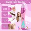 Yoloflix Hair Braiding Machine, Hair Salon Toys for Girls with Braider, Beads, Wig & Accessories, Kids Hair Styling Tool Toy Set, Christmas Birthday Toys Gifts for Girls view 3