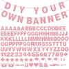 131 PCS Custom Banner Glitter DIY Letter Banners Personalized Banner for Birthday Congratulations Wedding Party Rose Golden Glitter 5-inch view 1