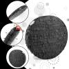 Adecortalk Black Round Blank Pinata Circle Folding Pinata with Bat Stick Blindfold Confetti for Kids Birthday Wedding Celebration Baby Shower Carnival Party Supplies,13 x 13 x 3.15 Inches view 3