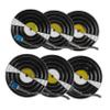 6pcs Music Lapel Pins: Retro Vinyl Record Shaped Badge Pins for Women Men - Old Fashioned Musical Turntable Brooches for Music Enthusiasts view 1
