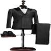 1/6 Scale Male Clothes, Male Suit Coat Shirt Pant Tie Outfit Clothing Accessory for 12inch Action Figure Body view 1