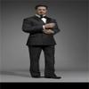 1/6 Scale Male Clothes, Male Suit Coat Shirt Pant Tie Outfit Clothing Accessory for 12inch Action Figure Body view 4