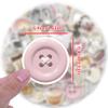 100PCS Mixed White and Pink Aesthetic Stickers Vinyl Aesthetics Sticker for Scrapbooking, Diary, Laptop, Bumper, Skateboard, Water Bottle, Computer, Phone, Cartoon, Hard hat, Car Stickers and Decals view 2