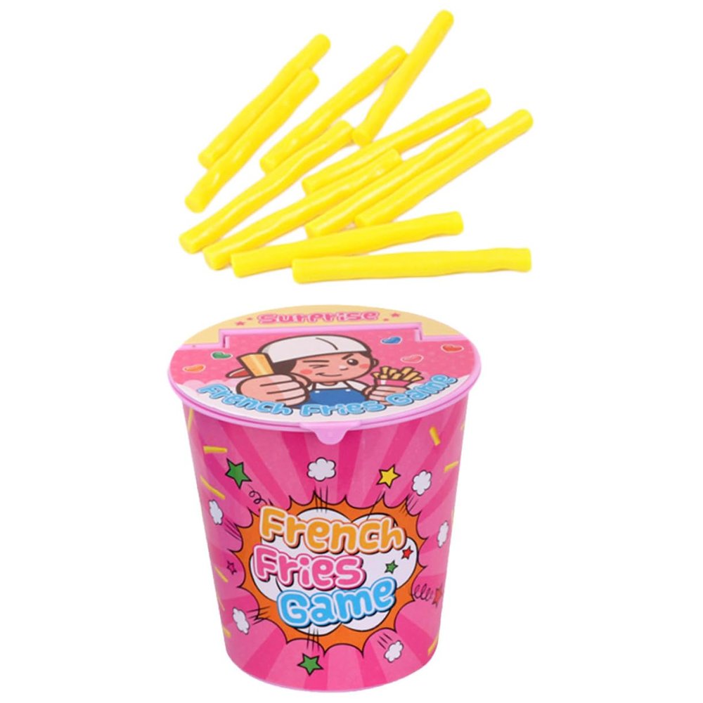 FOMIYES French Fries Game Interactive Party Fun for Friends Family Hilarious Draw Lots Plaything Realistic for All Occasions Material