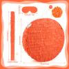 Adecortalk Orange Round Blank Pinata Circle Folding Pinata with Bat Stick Blindfold Confetti for Kids Birthday Wedding Celebration Baby Shower Carnival Party Supplies,13 x 13 x 3.15 Inches view 2