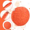 Adecortalk Orange Round Blank Pinata Circle Folding Pinata with Bat Stick Blindfold Confetti for Kids Birthday Wedding Celebration Baby Shower Carnival Party Supplies,13 x 13 x 3.15 Inches view 3