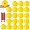 20-Pack 4" Mini Volleyballs with Pumps  Replacement Roundnet Balls, Pool & Beach Party Fun view 1