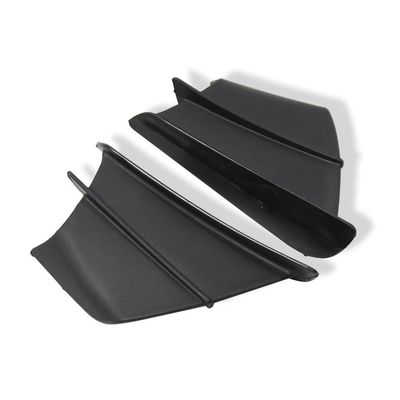 Motorcycle Aerodynamic Wing Winglet Spoiler Compatible with H2 H2R Models Compatible with Scooter(Black)