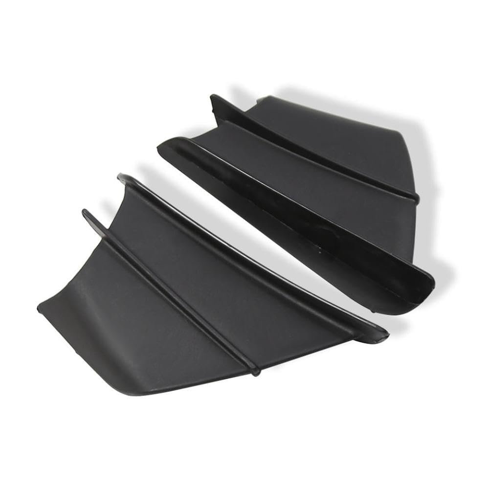 Motorcycle Aerodynamic Wing Winglet Spoiler Compatible with H2 H2R Models Compatible with Scooter(Black)