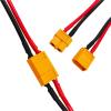 VDAQXKP 10PCS XT60 XT-60 Male Female Bullet Connectors Plugs with PVC 14 AWG Wire for RC Lipo Cable Connector(TX60-M-15CM 10PCS) view 4