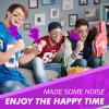 100 Pcs Hand Clappers Noisemakers 7.5 Inch Clappers Noisemakers Plastic Hand Clappers for Birthdays Game Football Sporting Events Cheers Supplies Dance Basketball Football Noisemakers(Purple) view 4