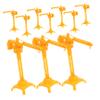 VANZACK 10Pcs Heavy Crane Vehicle Set Portable Construction for Realistic Engineering Design for Indoor Enhances Fine Motor Skills and Problem Solving Abilities view 1
