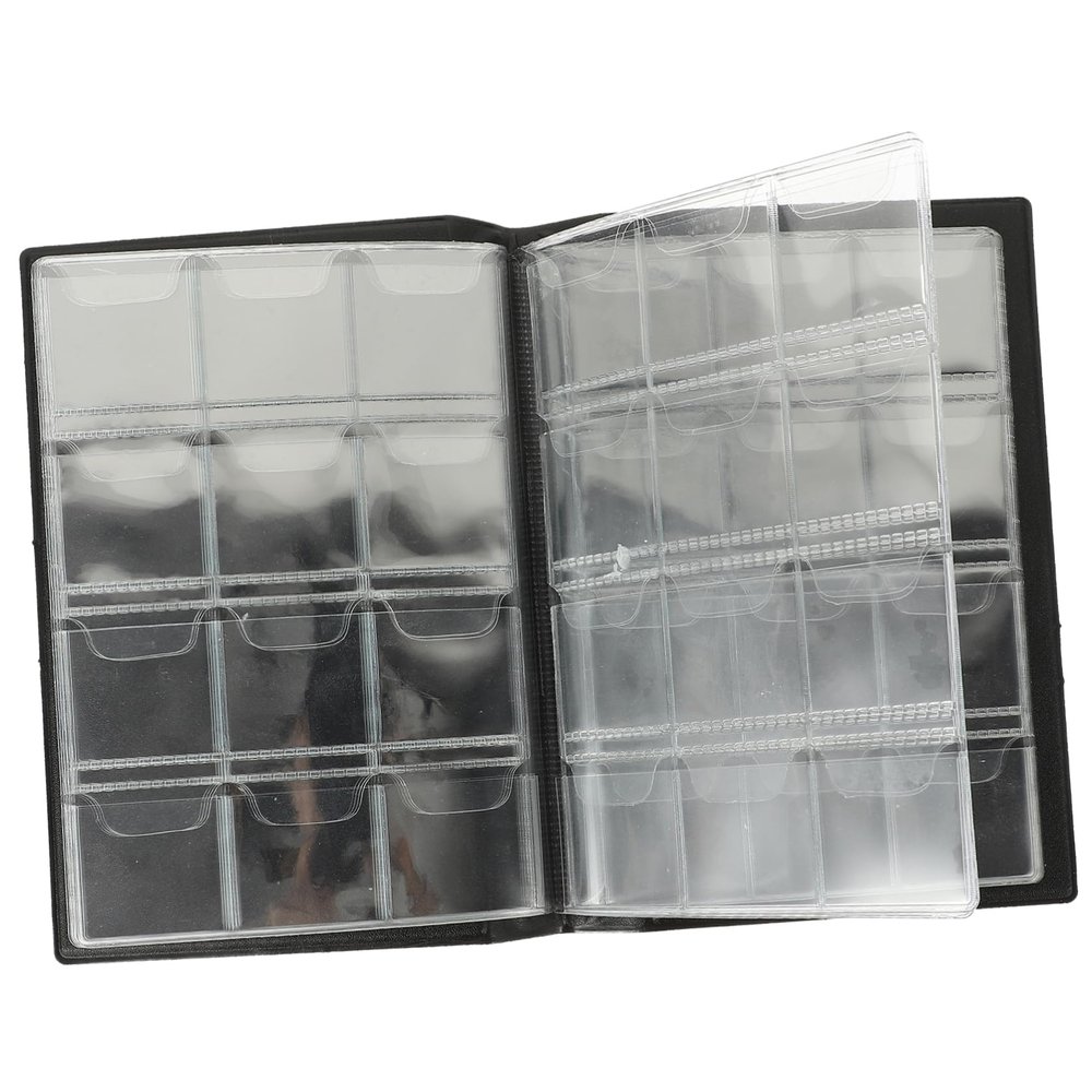 Angoily Coin Collection Album Book PU Storage Case for Commemorative Coins Display Holder for Collectors and Enthusiasts