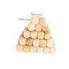 BESPORTBLE 100Pcs Blank Wooden Dice Sided Rounded Corner Cubes for DIY Crafts Board Games and Educational Activities Wood Blocks for Creative Projects view 2