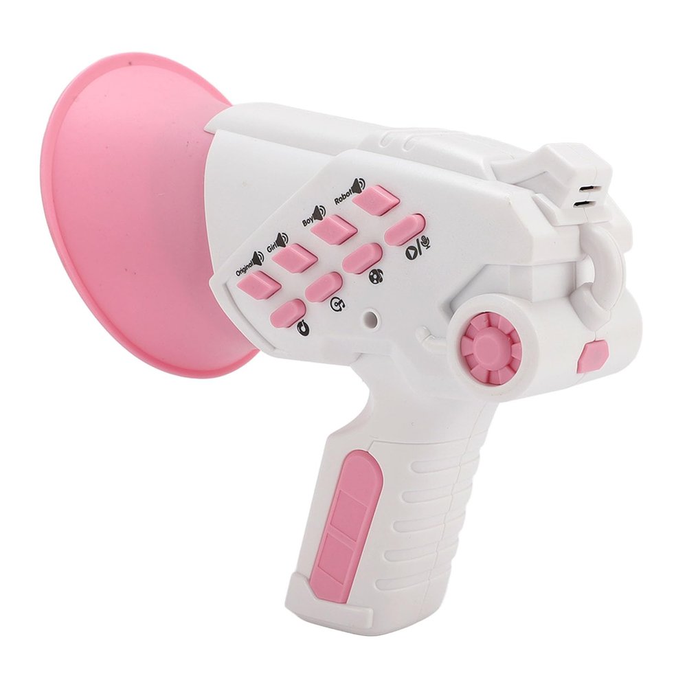 Alomejor Kids Voice Changer Device Handheld Voice Changing Toy with Multi Sound Effects for Childrens Entertainment Creativity and Learning (Pink)