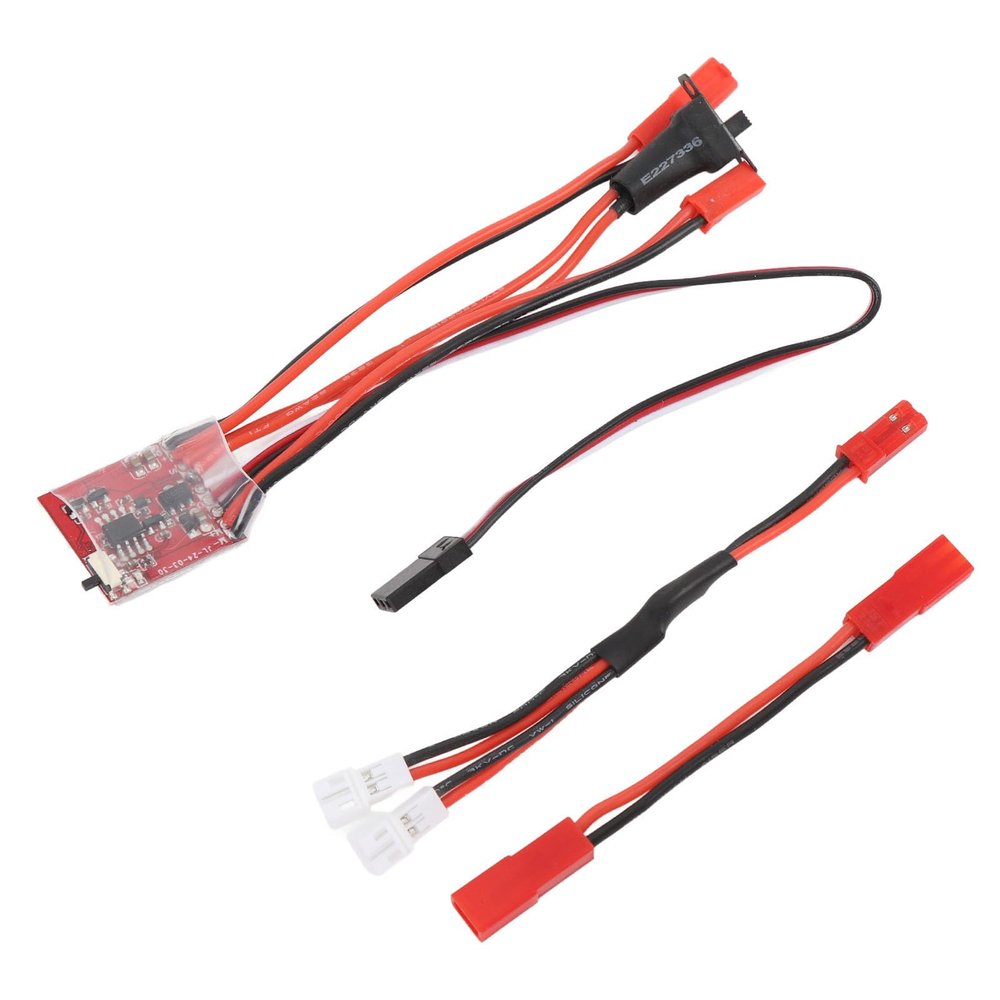 Alomejor 30A Brushed ESC Speed Controller Bidirectional ESC Miniature for 1/24 1/18 RC Cars with Forward Reverse Brake N20 030 050 Motors
