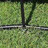 4 Pack Heavy Duty Steel Spiral Ground Anchor Kit for Trampoline Tent Shed Swing Secure Outdoor Equipment with Straps and Rotating Tool (Black) view 4