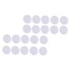 DOITOOL 100Pcs White Flat Ring Bell Boxes for Babies Plastic Rattle Toy Accessories Noiseless Playtime for Infants and Toddlers for Sensory Development view 1