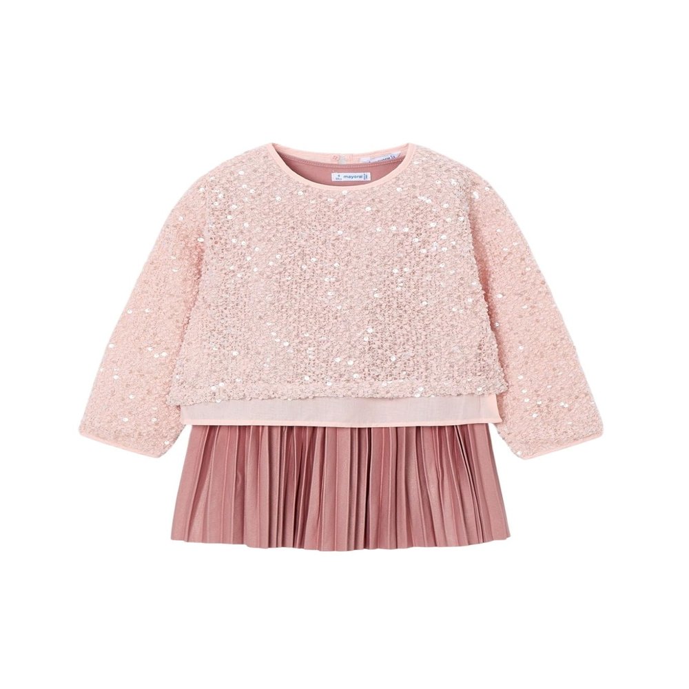 Mayoral Sequin Combined Dreess for Girls Makeup 10 Years