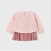 Mayoral Sequin Combined Dreess for Girls Makeup 10 Years view 2