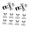 Angoily 10sets Plush Dog Accessory Set Safety Noses Eyes Ears for Stuffed Animals DIY Crafts and Puppets Creative Projects and Boy Activities view 1