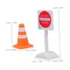 Cabilock 1Set Mini Traffic Lights Road Signs Traffic for Simulation for Sandbox Play Educational Traffic Tools Construction view 2