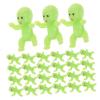 Angoily 50pcs Plastic Boy Adorable Tiny Figurines for Showers Party Decorations Novelty Cute Miniature Boy Girl for Creative Decor and Fun Play view 1