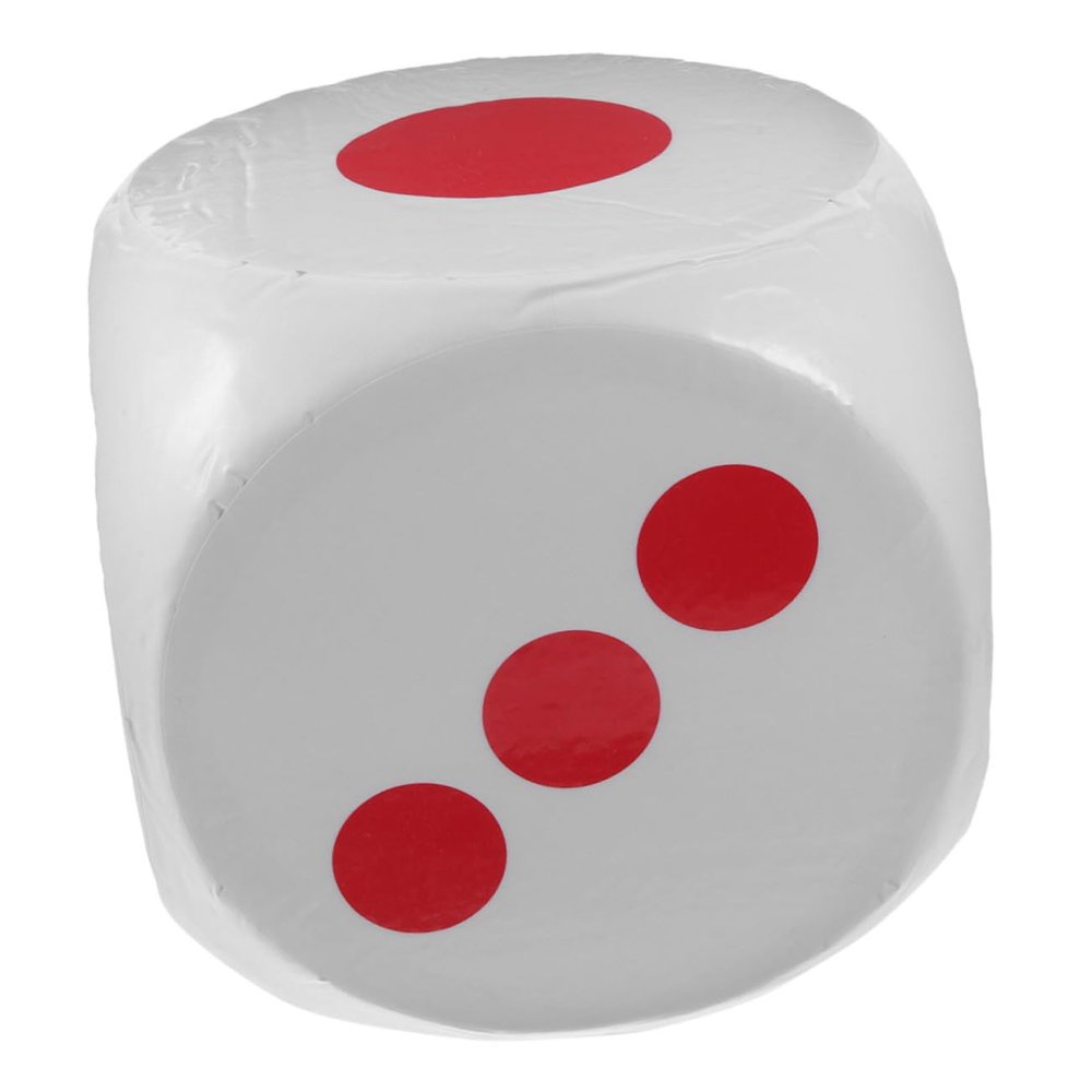 BESPORTBLE Oversized Foam Dice for Classroom Fun and Party Games Jumbo Eva Dice for Adults Versatile Use for Raffles Drinking Games and Educational Activities Lightweight Portable and Safe