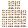 Angoily 10Sheets Road Traffic Decals for Imaginative Play Easy to Peel No Sticky for Learning Traffic Signs Fun Activities view 1