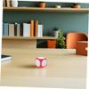 BESPORTBLE 8pcs Dry Erase Blocks: 6 Cm DIY Blank Dry Erase Foam Dice Cubes Erasable Writable Game Dice for Math Teaching Prop Educational Toy Red view 4