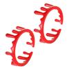 Toyvian 2Pcs Halloween Adjustable Blood Ring Gothic Vampire Jewelry for Cosplay Spooky Party Decoration Unique Costume Accessory for Halloween Celebrations view 1