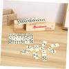 1 Set Dominoes Game Adults Portable with Storage Case for Parties and Social Events Enhances Teamwork and Skill Development view 4