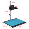 1pc Aluminum Alloy Adjustable Focusing Bracket Focusing Holder Table Stand 42mm 50mm for Digital HDMI USB Video Microscope Camera(Brown) view 3
