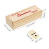 1 Set Traditional Dominoes Game Custom Domino Set with Box for Family Entertainment and Travel Enhances Cognitive Skills Creative Puzzle Building and Interactive Gameplay view 2