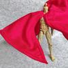 1:12 Scale Fabric Wired Pullow Cloak for 6 inch 1/12 6 inches Action Figure Clothes (Red) view 3