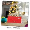 Amosfun Simulation Money Spraying Wallet Realistic Cash Shooter Fun Party Prop for Bars Weddings Material No Batteries Required for Pranks and Celebrations view 4