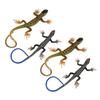 BESPORTBLE 4Pcs Realistic Lizard Simulation Reptile Models for Halloween Party Props Lifelike Plastic Lizard Figures for Learning Play for Boys view 1