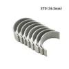 Motorcycle 8 Pcs STD~+200 36.5mm ~ 34.5mm Connecting Rod Bearing for CBR1000RR CB1000R CBR1000(STD (36.5mm)) view 2